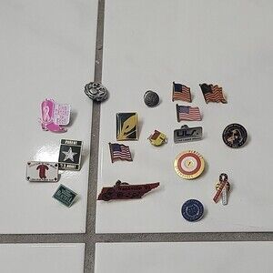 Set of Random metal pins